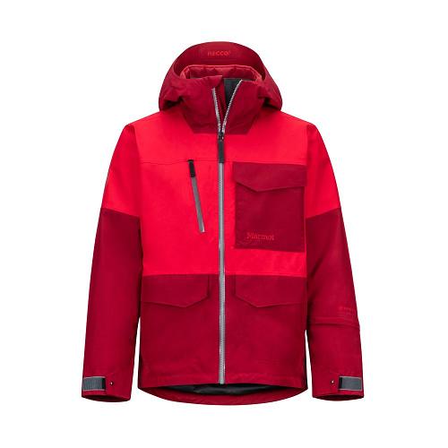 Marmot Carson Jackets - Mens Ski Jacket Red Yellow CA1089524 Canada